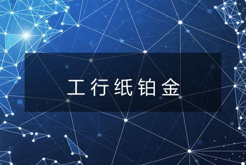 工行纸铂金
