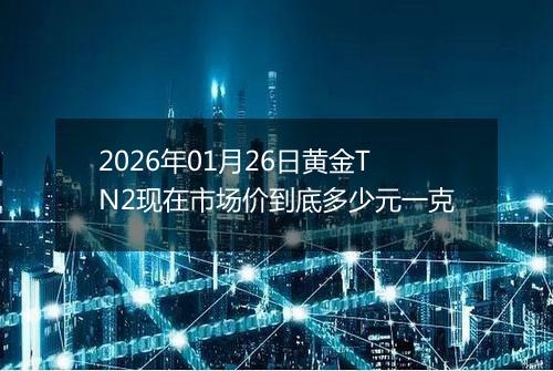 2026年01月26日黄金TN2现在市场价到底多少元一克