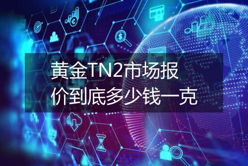 黄金TN2市场报价到底多少钱一克