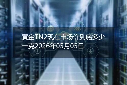 黄金TN2现在市场价到底多少一克2026年05月05日