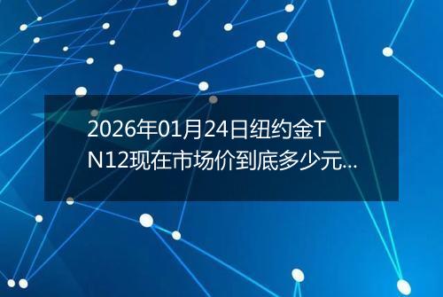 2026年01月24日纽约金TN12现在市场价到底多少元一克