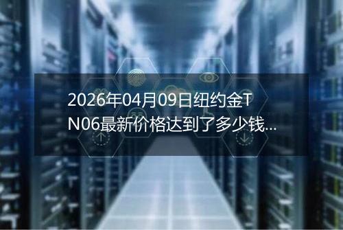 2026年04月09日纽约金TN06最新价格达到了多少钱一克