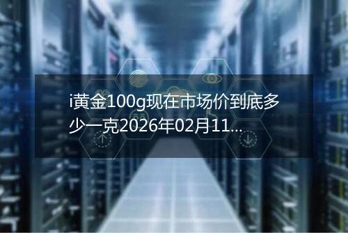 i黄金100g现在市场价到底多少一克2026年02月11日