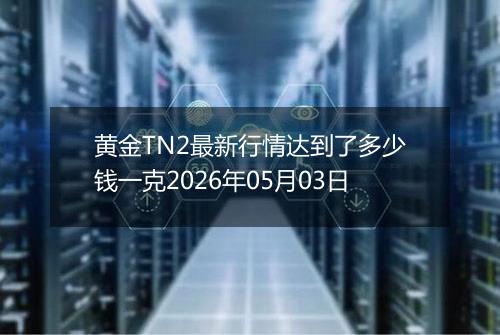 黄金TN2最新行情达到了多少钱一克2026年05月03日