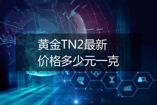 黄金TN2最新价格多少元一克