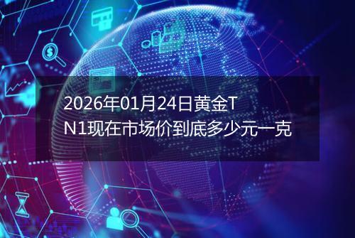 2026年01月24日黄金TN1现在市场价到底多少元一克