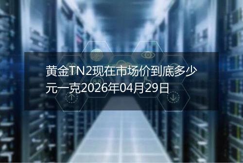 黄金TN2现在市场价到底多少元一克2026年04月29日