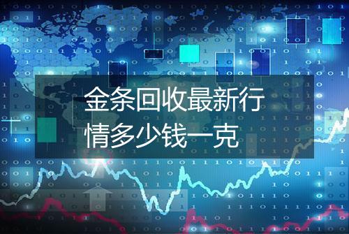 金条回收最新行情多少钱一克