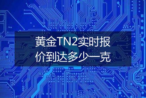 黄金TN2实时报价到达多少一克