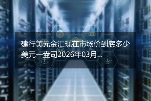建行美元金汇现在市场价到底多少美元一盎司2026年03月25日