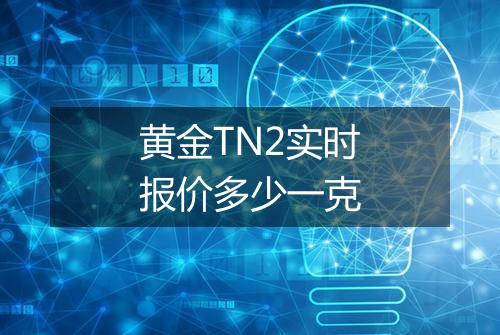 黄金TN2实时报价多少一克